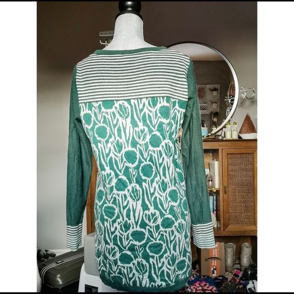 🌷🌷Whitestuff🌷🌷 tulip print knit tunic / M / UK 12 - Picture 3 of 4